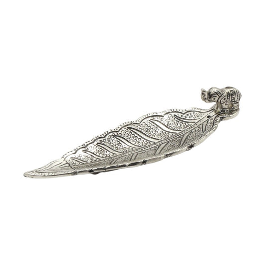 Aluminium incense burner with elephant