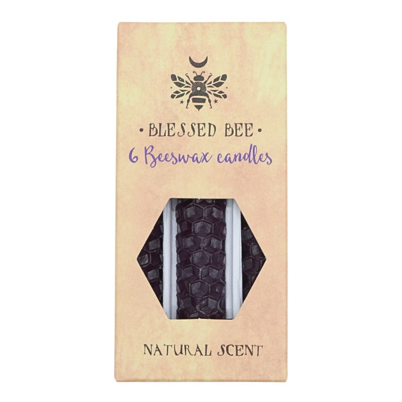 Rolled Beeswax Spell Candles - 6pk- Blessed Bee