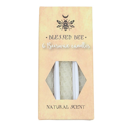 Rolled Beeswax Spell Candles - 6pk- Blessed Bee