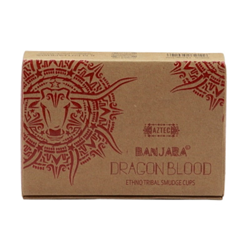 Box of Banjara Smudge Cups- Dragons blood