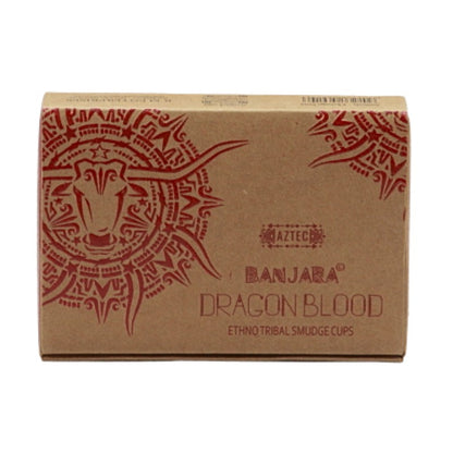 Box of Banjara Smudge Cups- Dragons blood