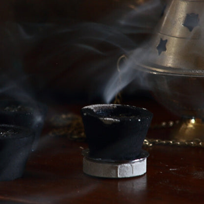 Smudge cup burning 