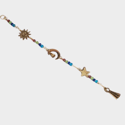 Brass Bells- Sun, moon & Star
