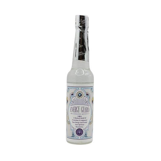 Bottle of 'Energy Guard' on a white background