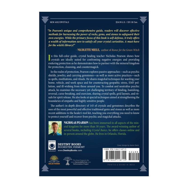 Back cover of a book with text and a barcode on a white background