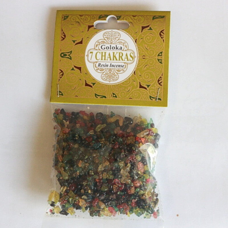 Resin Incense – Goloka Seven Chakras