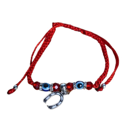 Handmade Turkish Lucky Evil Eye Bracelet horseshoe-Evil Eye Protection Amulet