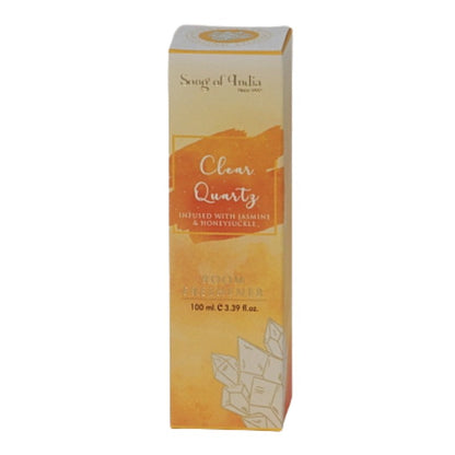 Healing Crystals Room Spray- Song of India -Clear Quartz