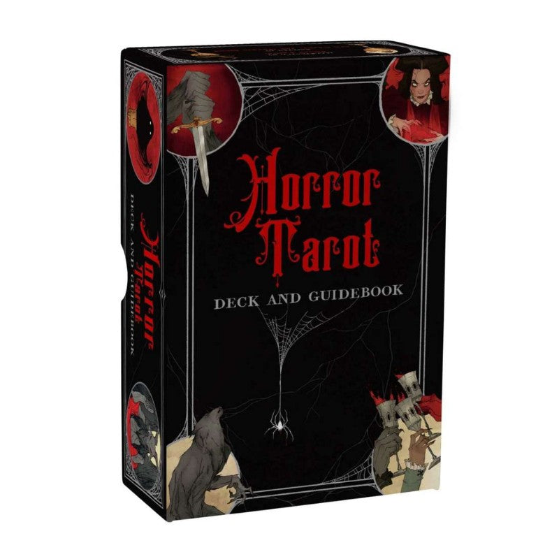 Front Cover Of box- Horror Tarot Deck & Guidebook