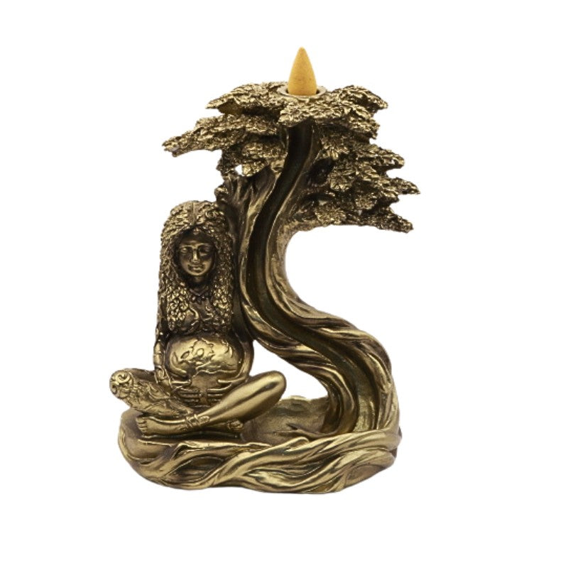 mother earth backflow incense  burner
