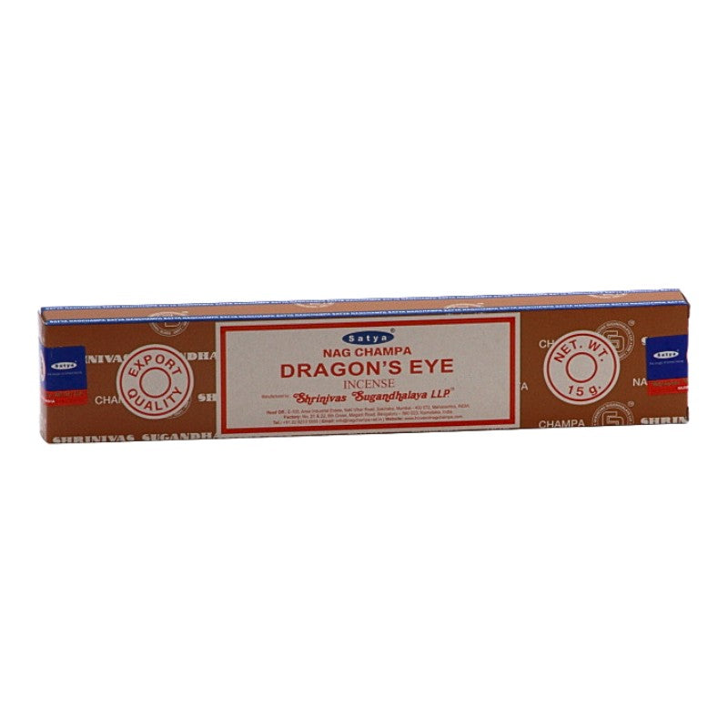 box of incense sticks - dragon's eye satya range