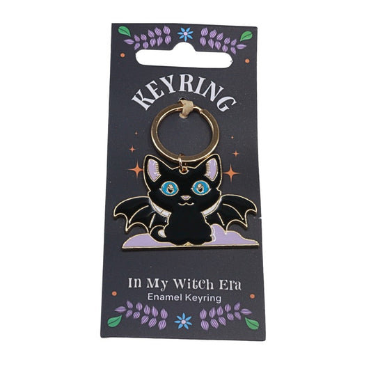 bat cat keyring
