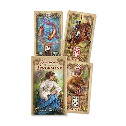 Lustrous Lenormand- 47 Card Deck & Guidebook