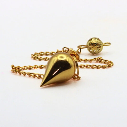 Tear Drop Metal Pendulum for Dowsing and Divination