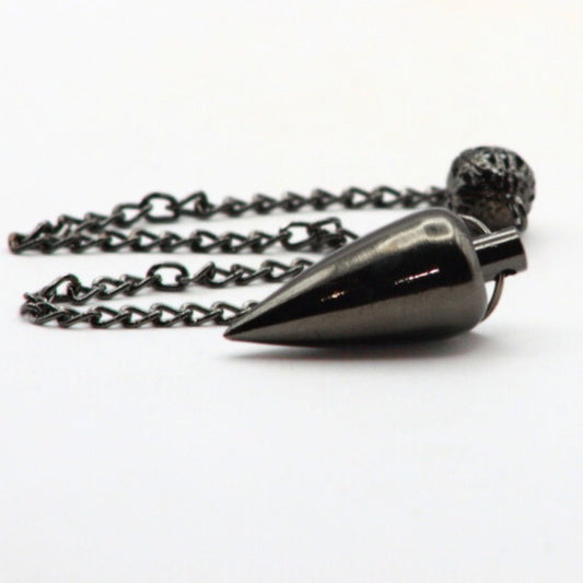 Cone Drop Metal Pendulum for Dowsing and Divination