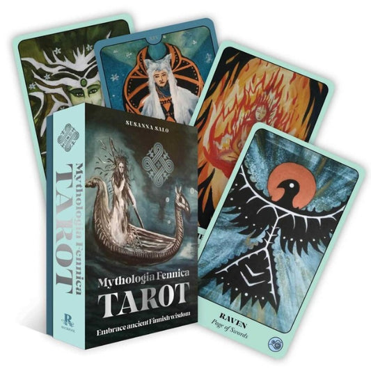 Mythologia Fennica Tarot deck and 3 cards