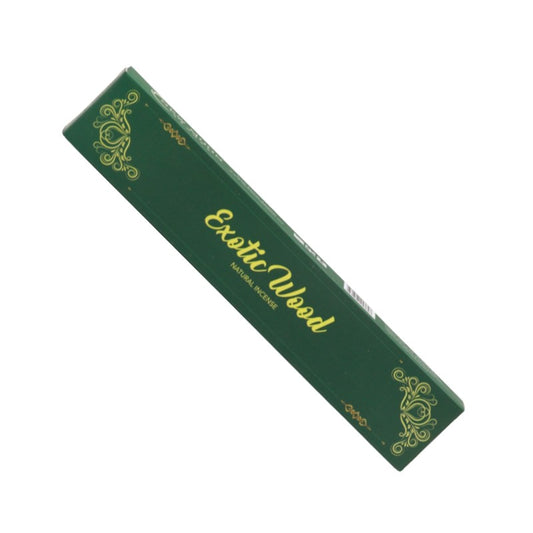 Rectangular box of “New Moon” incense on a white background