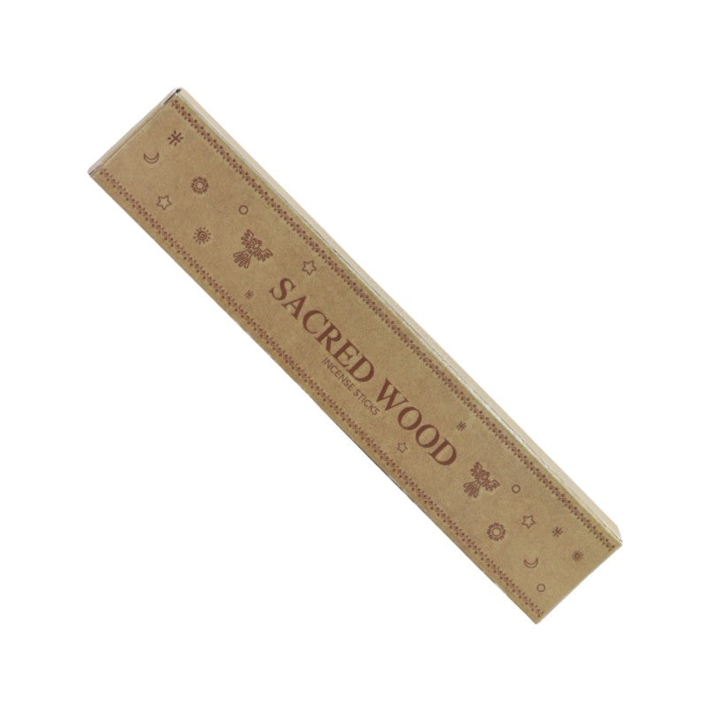 Rectangular box of “New Moon” incense on a white background