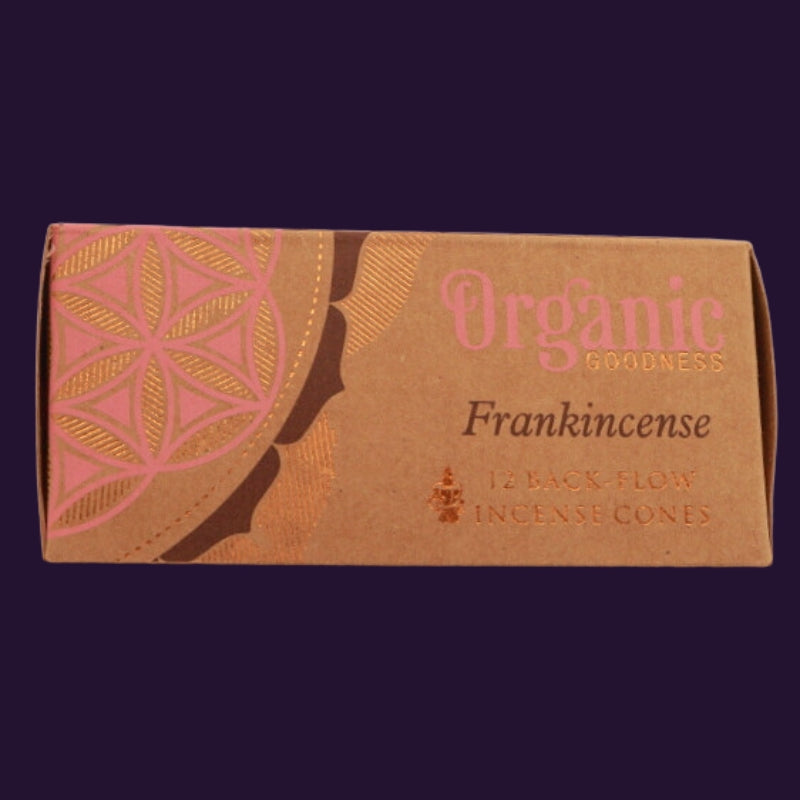 Organic Goodness  Incense Backflow Cones Frankincense