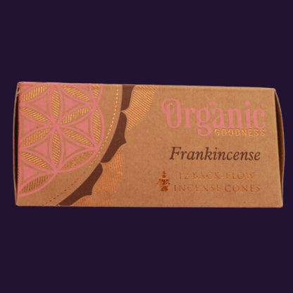 Organic Goodness  Incense Backflow Cones Frankincense