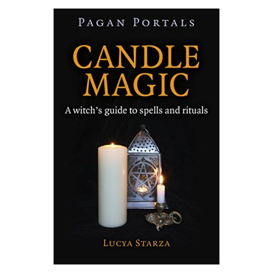 front cover of the book- Pagan Portals- Candle Magic
