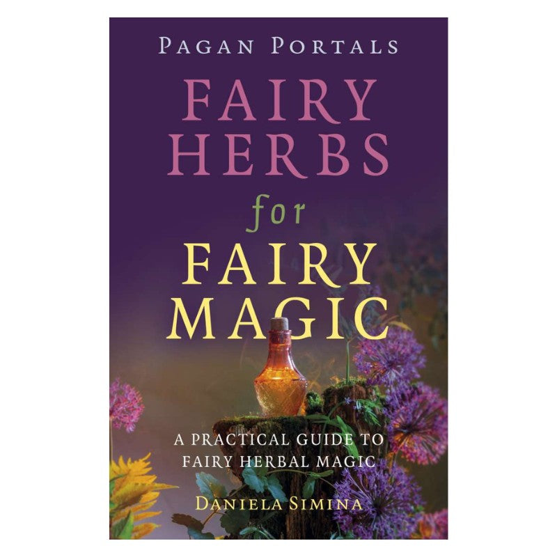 front cover of book- fairy herbs for fairy magic