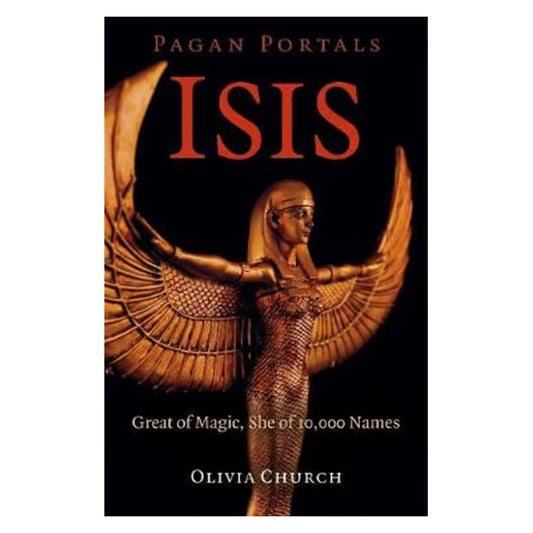 front cover of book with a picture of a statue of the goddess isis