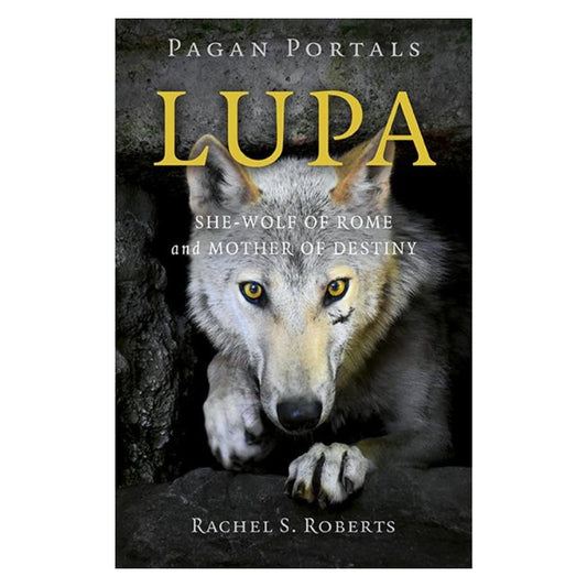 front cover of the book- Pagan Portals- Lupa