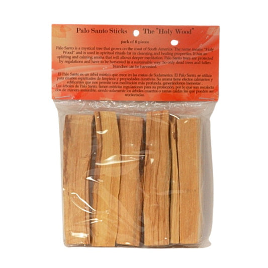 Palo Santo - Holy Wood- 6 Sticks