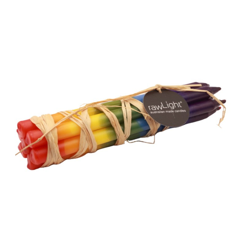 Rainbow Chakra Prayer Candles 7 pk