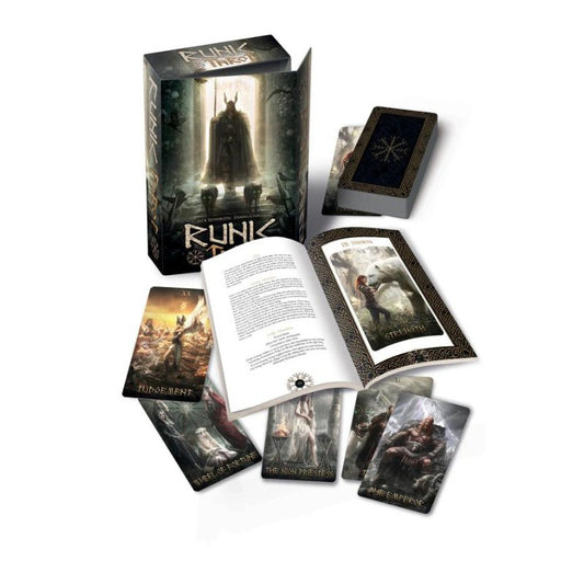 runic tarot kit including cards, box and booklet