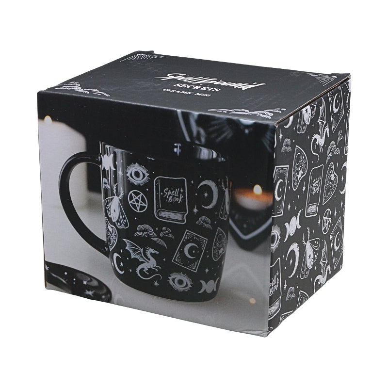 Spellbound Secrets Mystical Print Ceramic Mug