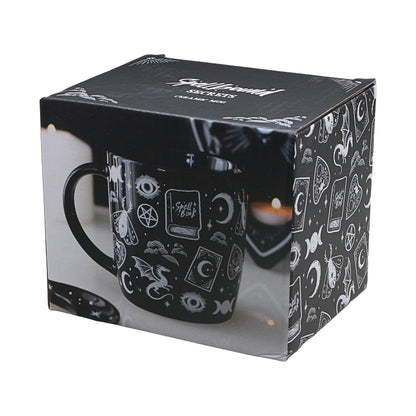 Spellbound Secrets Mystical Print Ceramic Mug