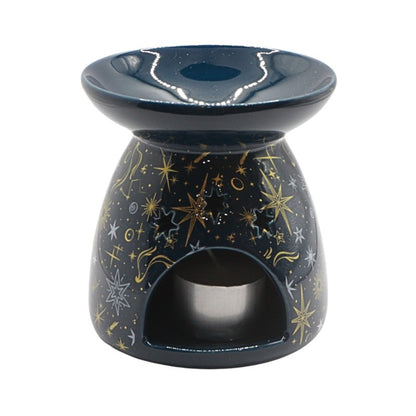 Starry Night Tealight Oil Burner/ Wax Melt Burner
