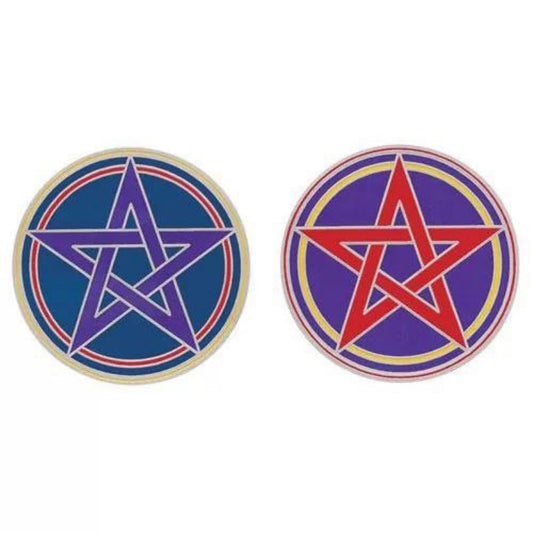 Sunlight Mystic Pentacle window sticker