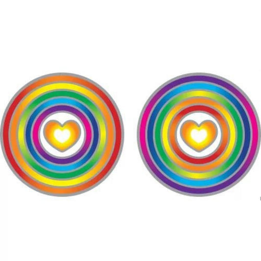 Sunlight Rainbow Heart window sticker