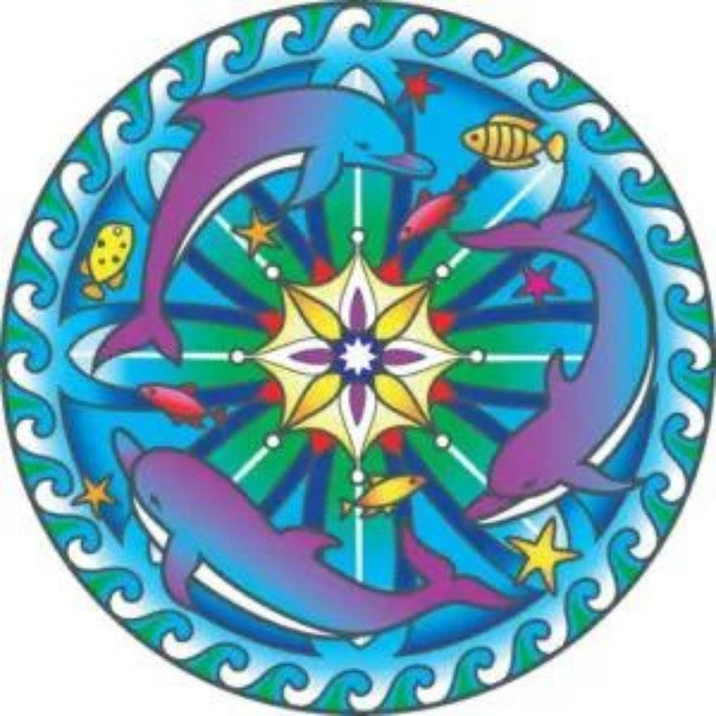 Sunseal Dolphin Dance- Window Sticker