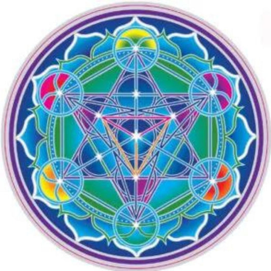 Sunseal Metatron’s Cube window sticker