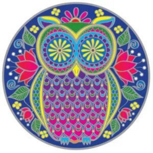 Sunseal Midnight Owl window sticker