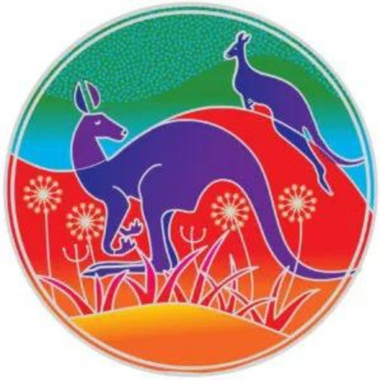 Sunseal Outback Kangaroo window sticker