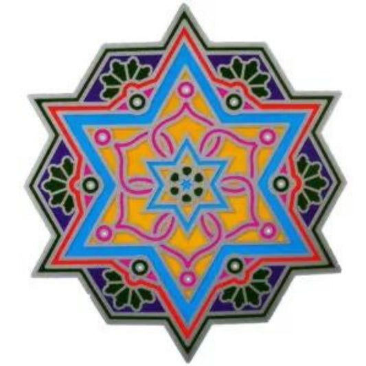 window sticker of a mandala