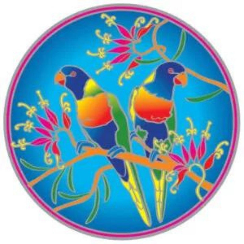 Sunseal Rainbow Lorikeet window sticker