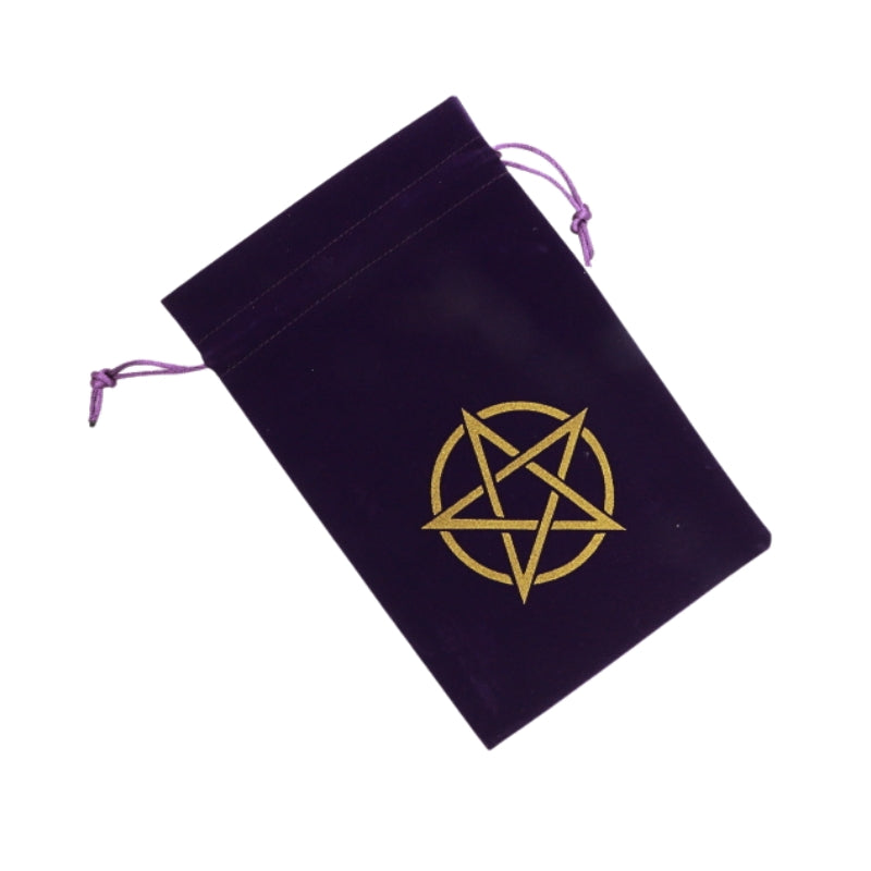 Velvet Tarot Bag 14 x 21 cm - Pentacle