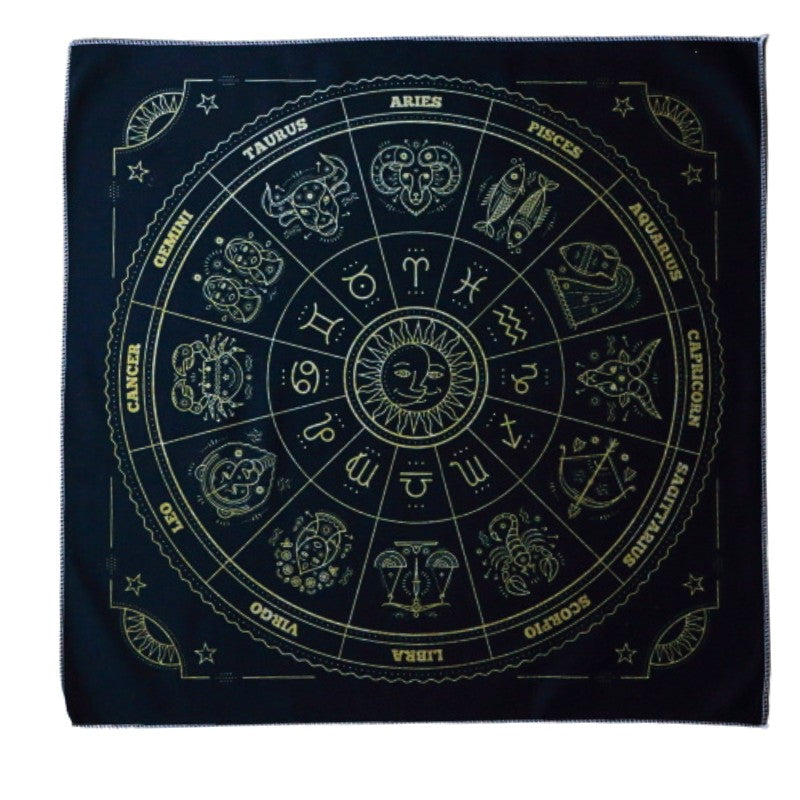 Tarot Cloth/ Altar Cloth/ Divination Cloth- Astrology