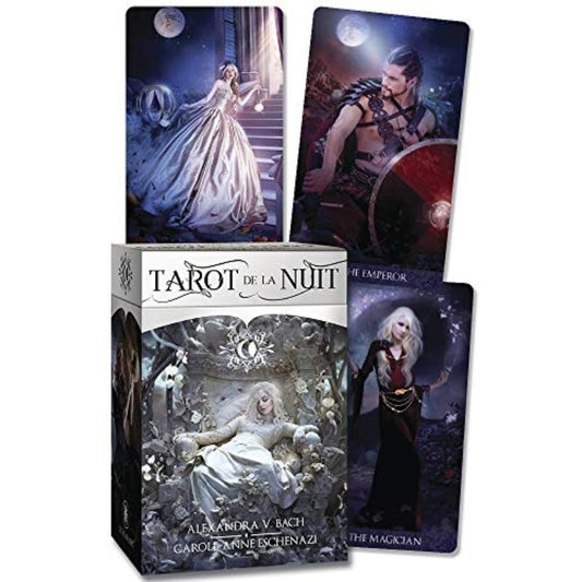 Tarot De La Nuit Deck and 3 cards