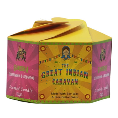 yellow and pink candle box