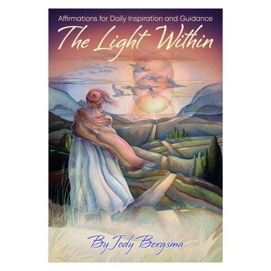 Front cover of The Light Within Affirmation Cards