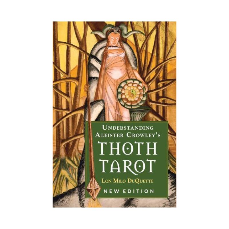 Book cover depicting a woman with horns holding a shield and a spear