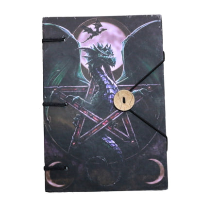 Pentacle Dragon Paper Journal / Book Of Shadows 20 x 14cm