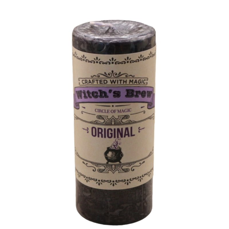 Witch's Brew Original Purple Pillar Candle